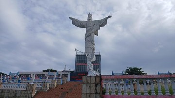 Patung Yesus 25 Meter di Kepulauan Talaud, Ikon Melonguane Tanpa Tiket Masuk