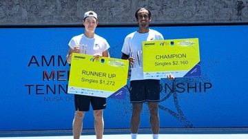Karan Singh Juara Lagi di Men's World Tennis Championship Seri V