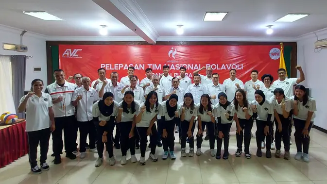 PBVSI Lepas 16 Atlet ke Asian Games 2026, Voli Putri Wajib Kalahkan Nepal