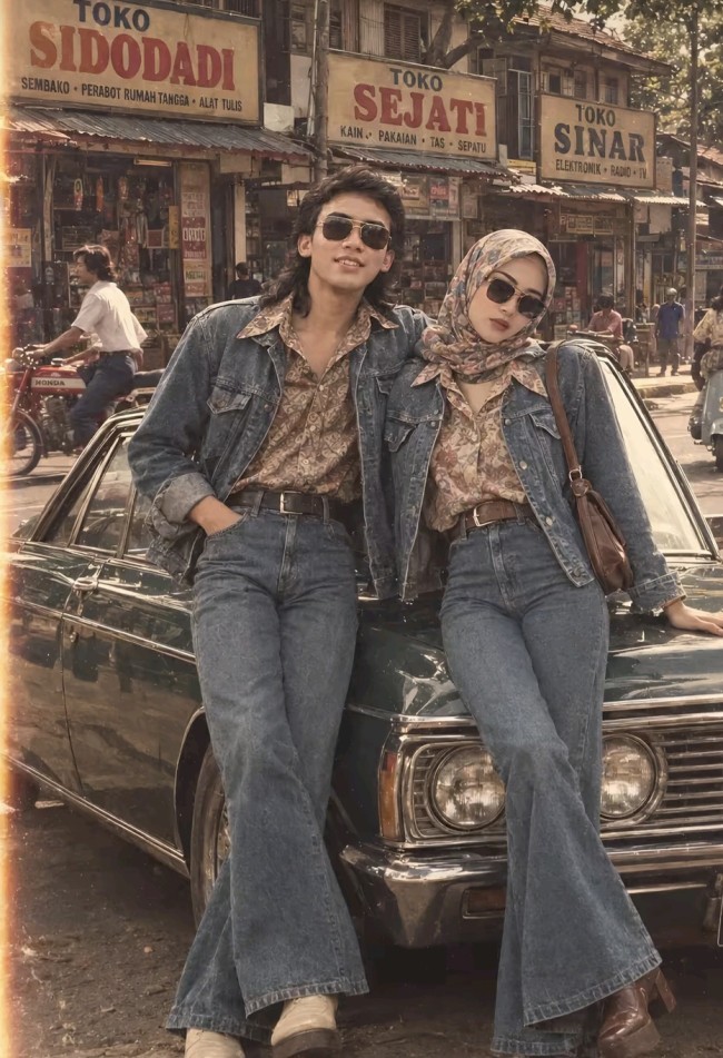 Viral Foto AI Gaya 80-an, Klaim Boros 2 Botol Air per Prompt Diluruskan