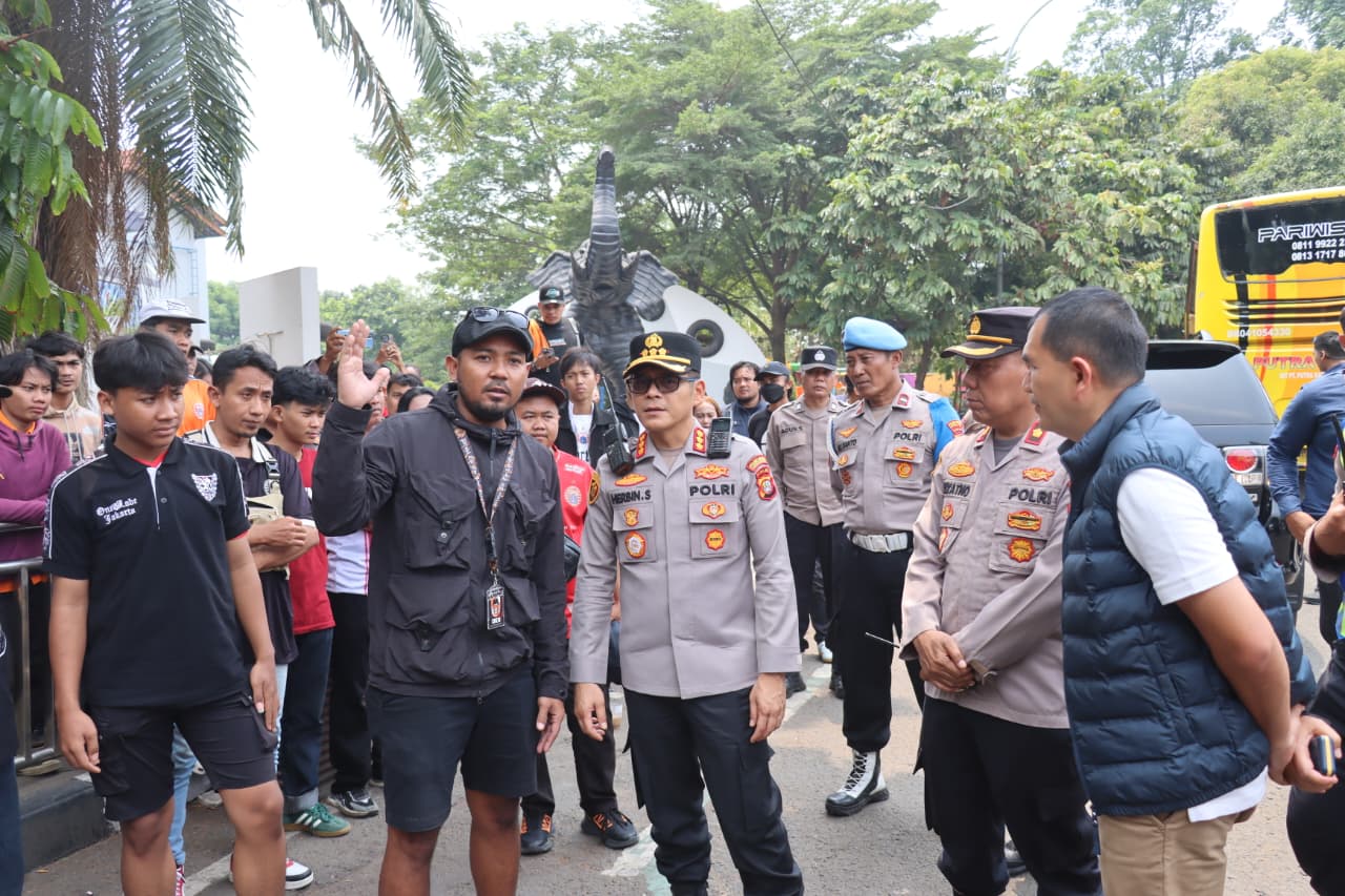 Polres Metro Tangerang Kota Perketat Jalur dan Stasiun Jelang Persija vs Persib di GBK