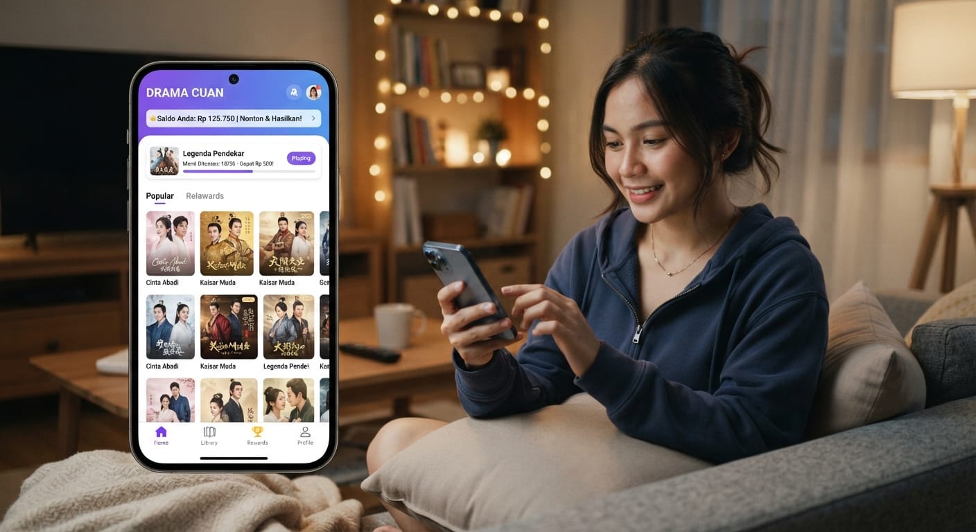 Aplikasi Penghasil Uang Tawarkan Saldo DANA dari Nonton Drama Cina