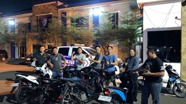 Satlantas Polresta Tangerang Amankan 4 Motor di Bundaran Puspemkab, 2 Tanpa Nomor Polisi