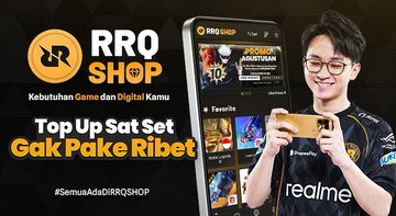 RRQ Topup Rebranding Jadi RRQSHOP, Hadir di 3 Negara dan Rilis Aplikasi Android