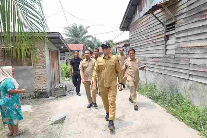 Wakil Wali Kota Tanjungbalai Tinjau Bedah Rumah Warga Sei Merbau, 434 Usulan Penerima BSPS Masih Diverifikasi