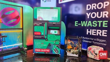 XLSmart Luncurkan ByeByeBox, Mesin Daur Ulang E-Waste Bonus Kuota