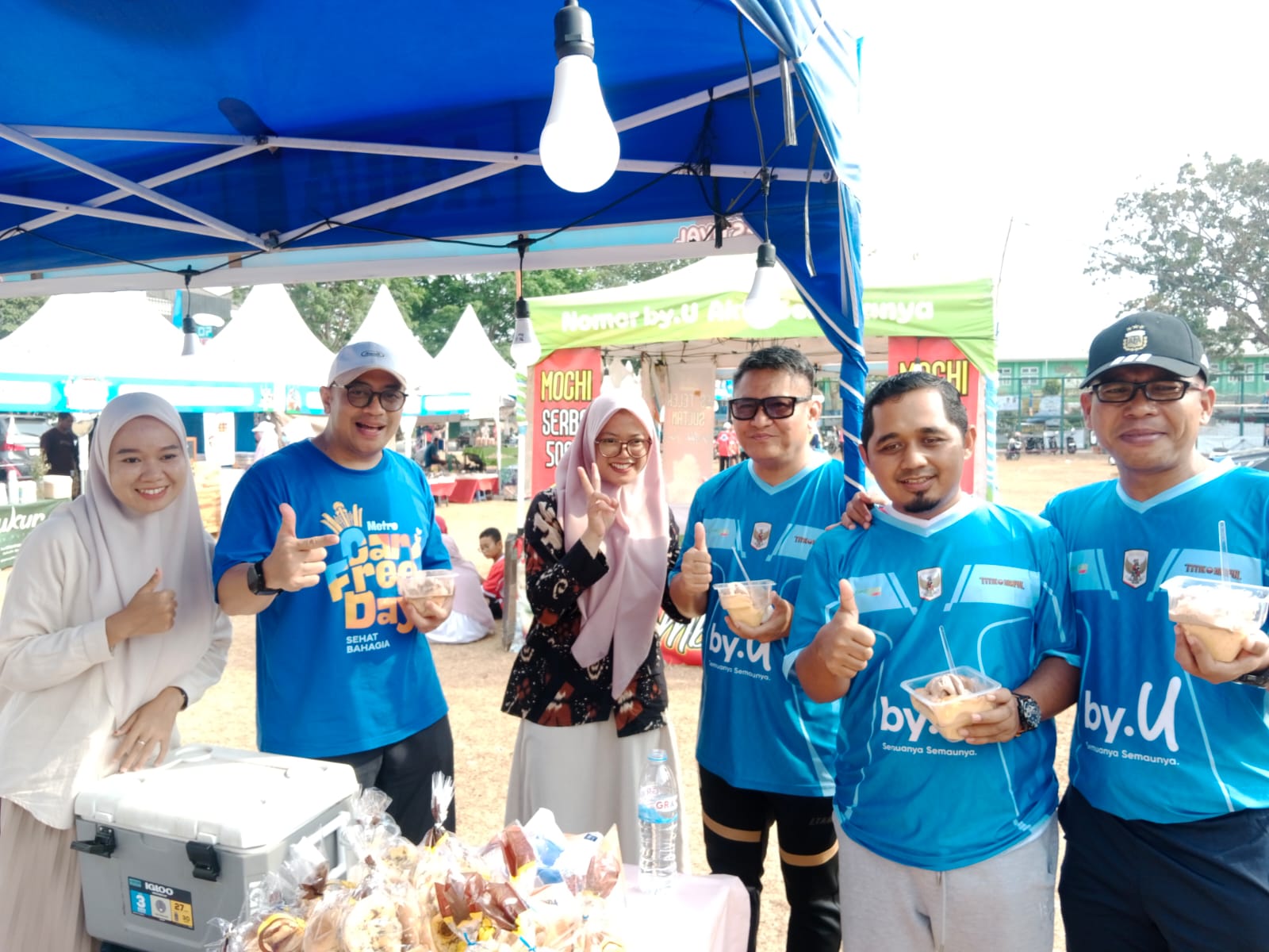 Metro Culinary Festival dan HUT Radar Metro ke-14 Digelar, Ratusan Peserta Ikut Senam hingga Lari 5 Kilometer