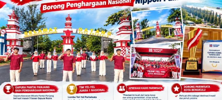 Gapura Pantai Panjang Bengkulu Raih Penghargaan Nasional 2026