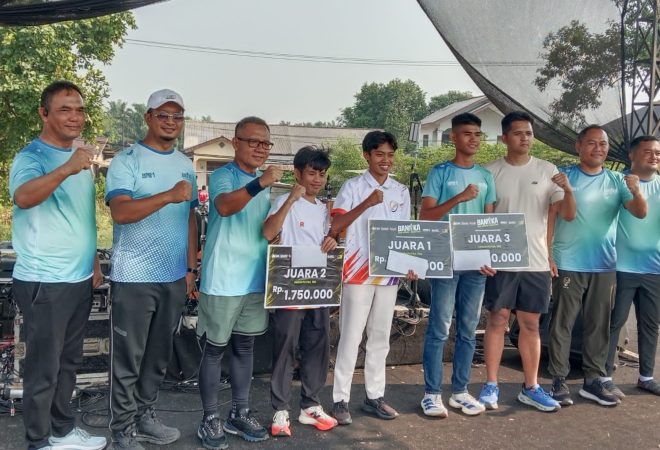 Road to Bangka Run Fest 2026 di Parit Tiga Diikuti 600 Pelari, 5K dan 10K Digelar di Jalan Eks Garasi Timah