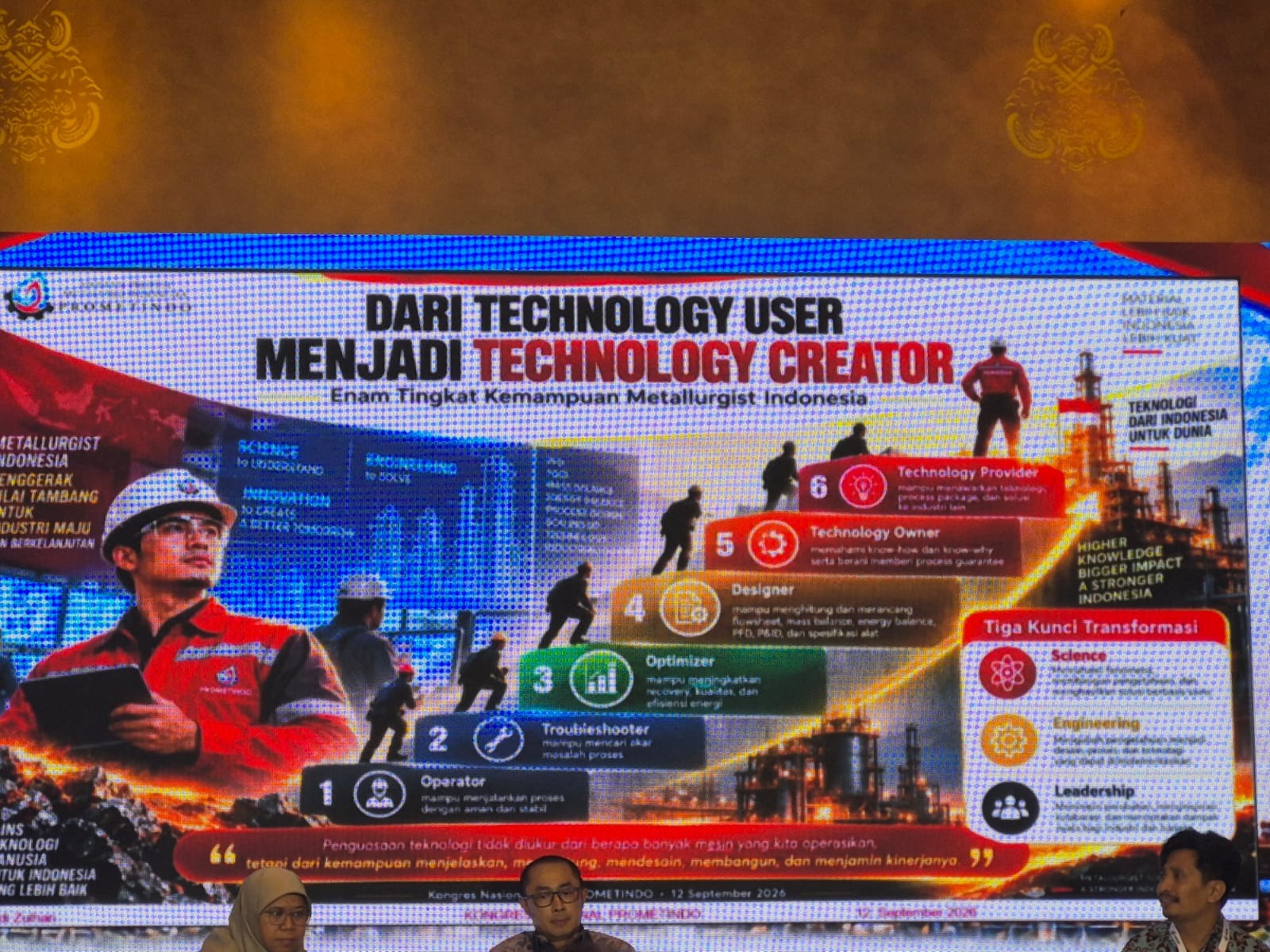 Metallurgist Indonesia Diminta Naik Kelas, Prof Zulfiadi Paparkan 6 Level Kompetensi