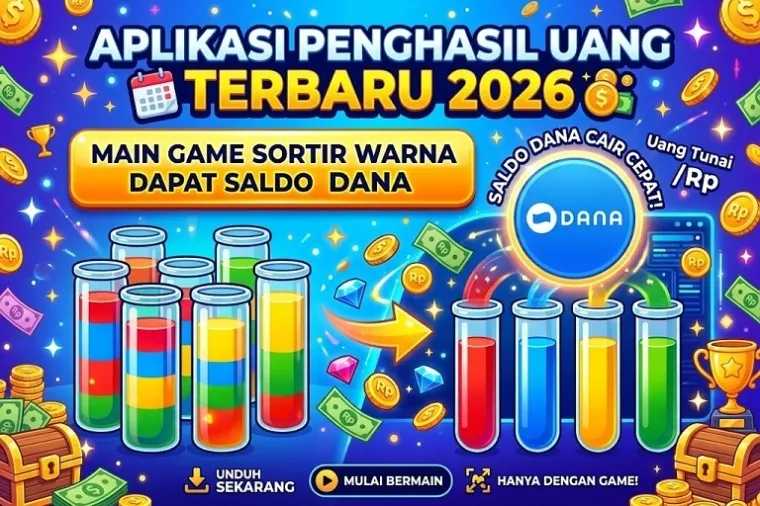 Game Sortir Warna Viral 2026, Koin Bisa Ditukar Saldo Dana