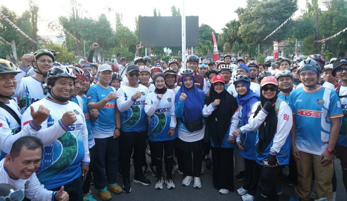 Jamnas II Mbahman Gowes Sejagat di Kediri Diikuti 1.400 Pesepeda dari Seluruh Indonesia