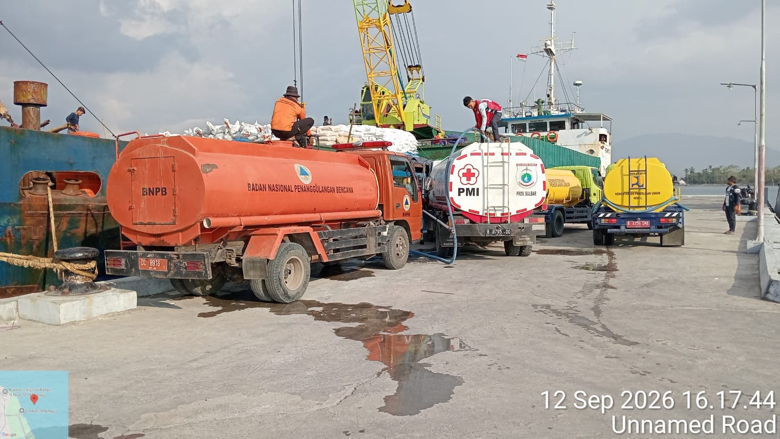 BPBD Sulbar Kirim Air Bersih ke Kepulauan Balabalakang Mamuju, Antisipasi Kekeringan Lewat Kapal Perintis