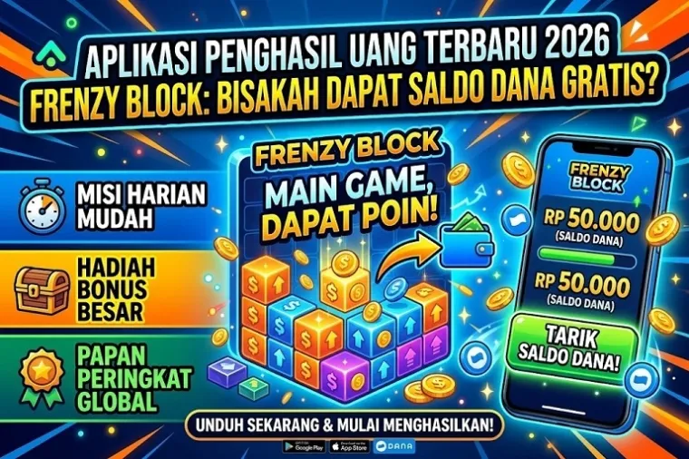 Frenzy Block, Game Penghasil Saldo Dana yang Tembus 1 Juta Unduhan