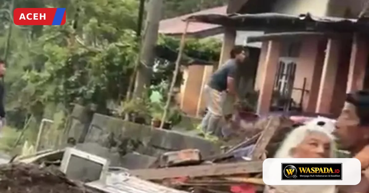 Longsor Timpa Rumah Warga Saat Arisan di Aceh Tengah, Anak 9 Tahun Meninggal dan 13 Orang Luka