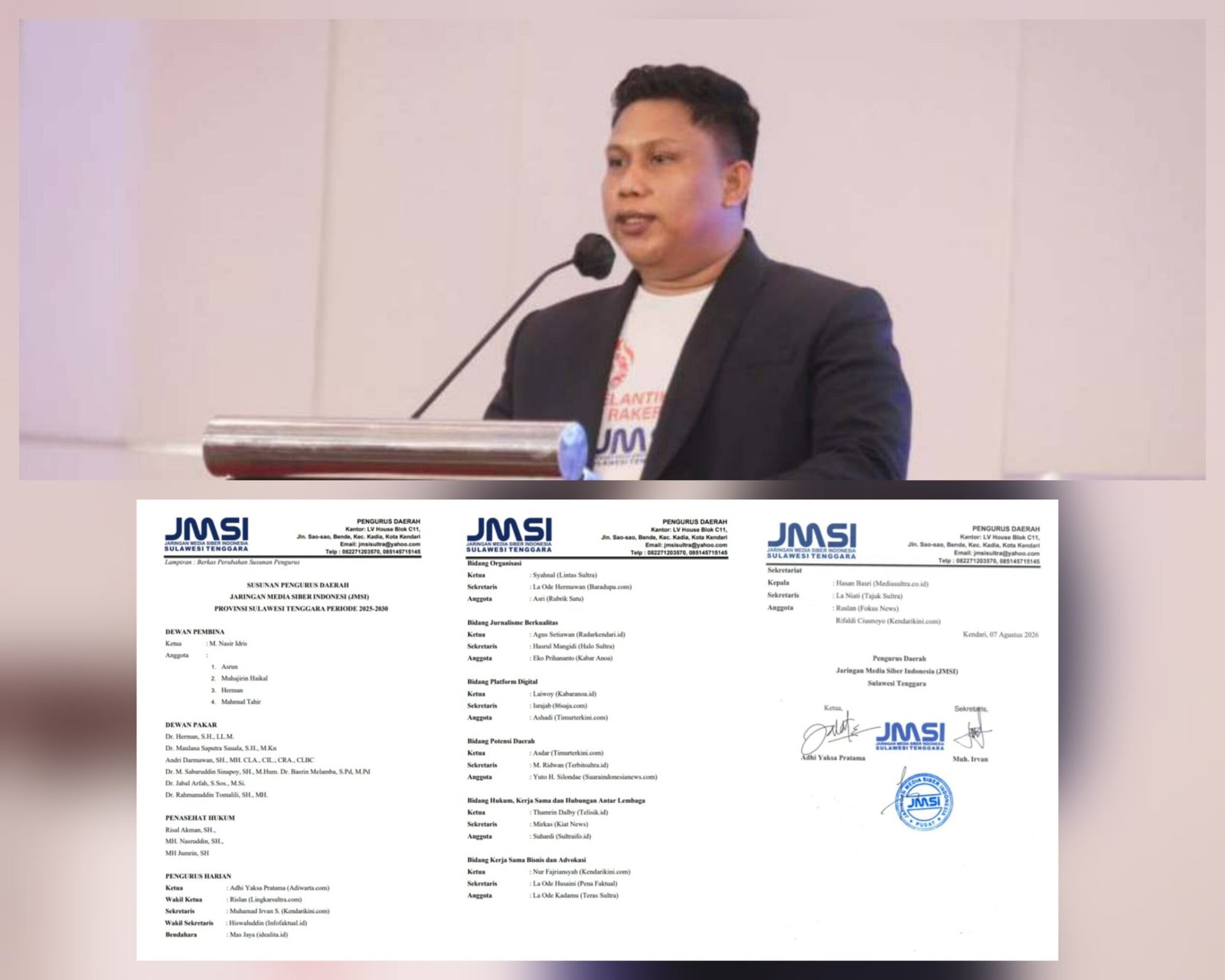 JMSI Sultra Reshuffle Kepengurusan 2025–2030, Pengcab Konawe Raya Segera Dibentuk
