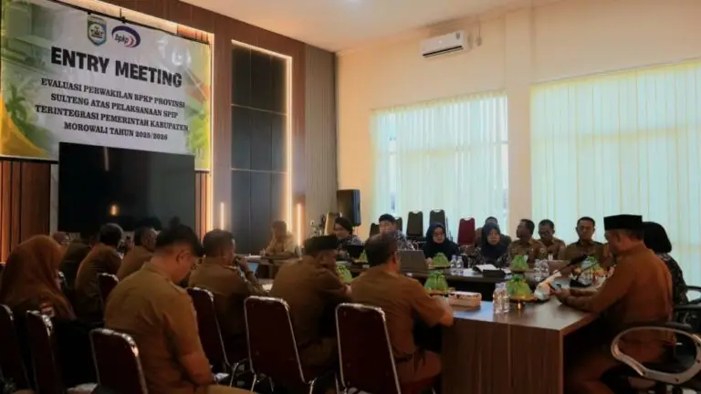 Pemkab Morowali dan BPKP Sulteng Evaluasi SPIP Terintegrasi 2026, Inspektorat Minta OPD Terbuka soal Data