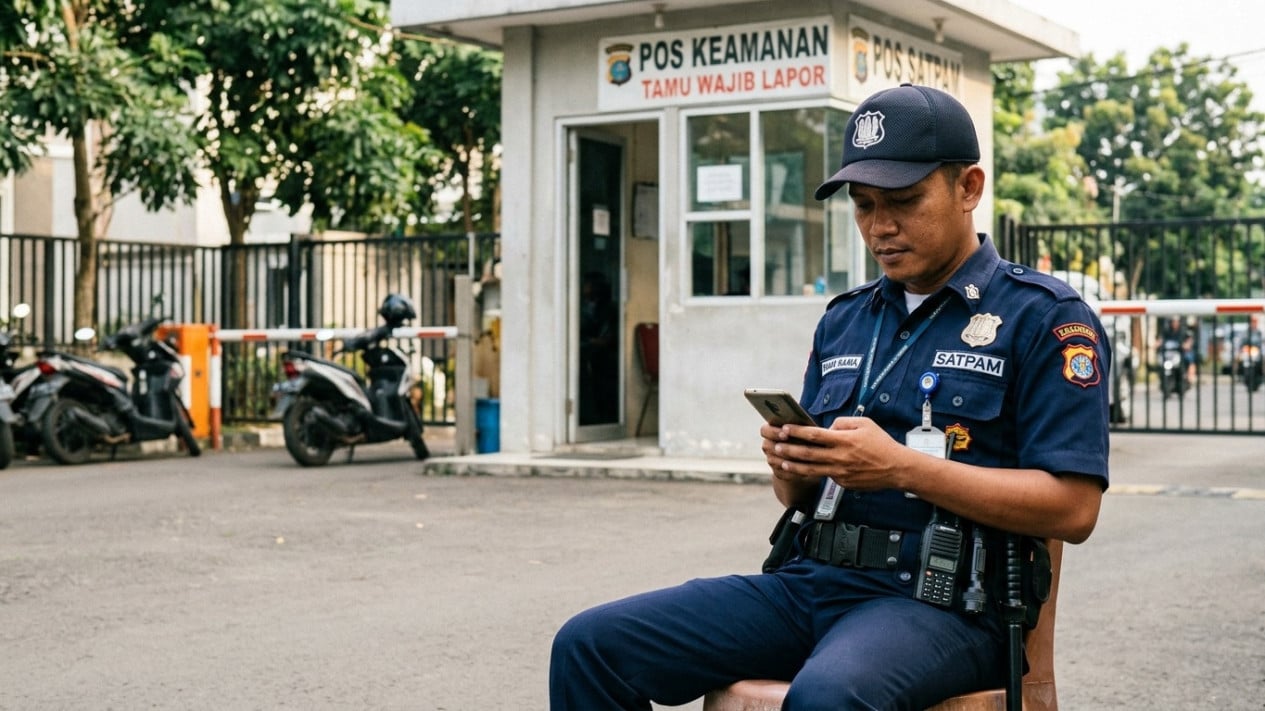 4 HP Tangguh untuk Satpam Lapangan
