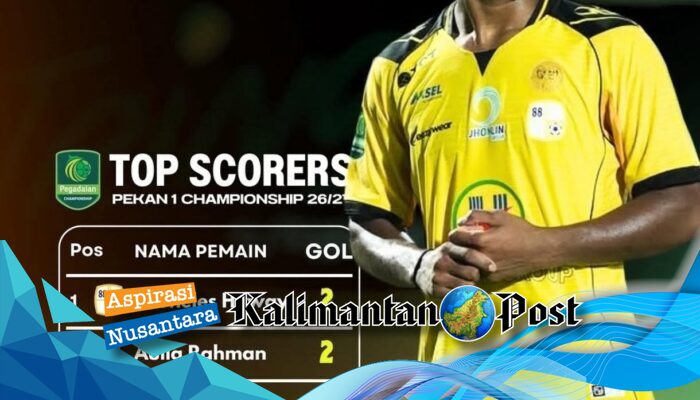 Striker Muda Barito Putera Korneles Howay Pimpin Top Skor Championship 2026/2027 dengan Dua Gol
