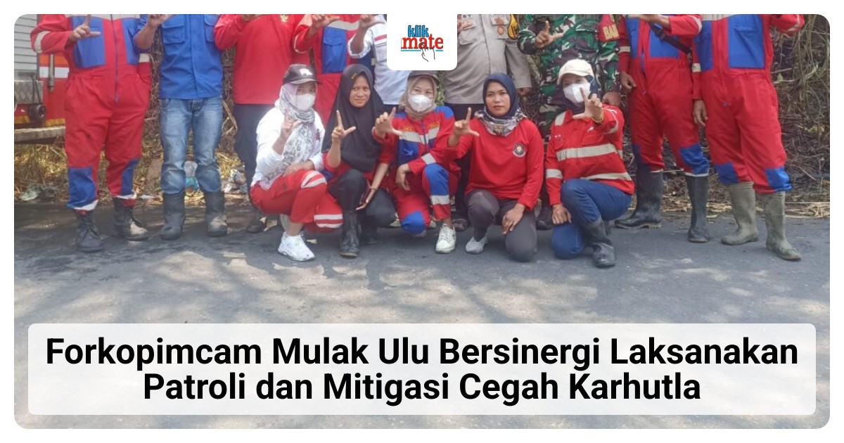 Forkopimcam Mulak Ulu Patroli 3 Jam Susuri Perbatasan Lahat-Muara Enim, Antisipasi Karhutla di Musim Kemarau