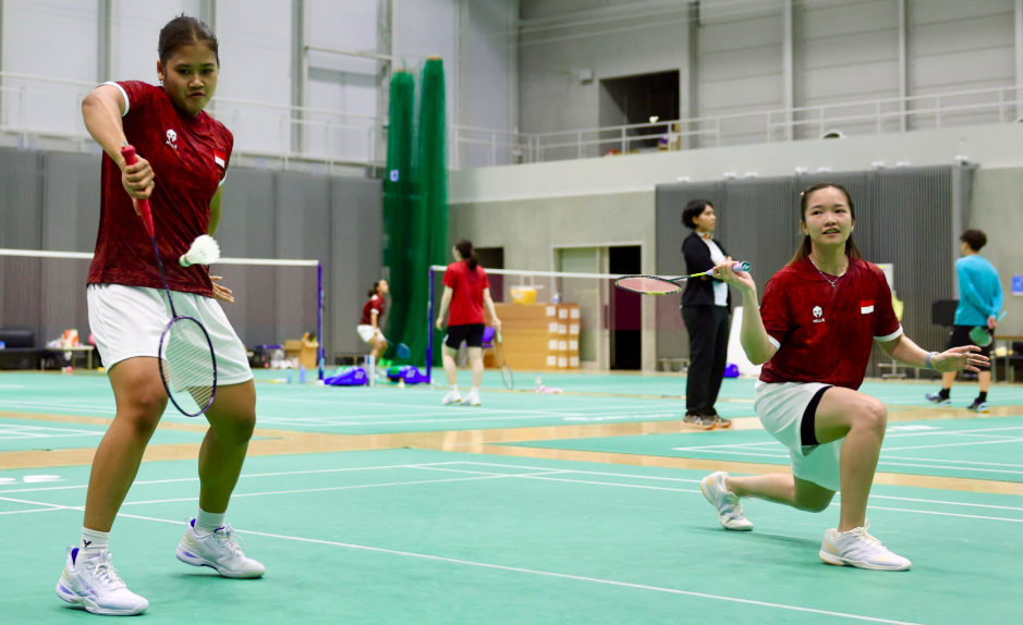 Tim Bulu Tangkis Indonesia Sparing dengan Klub Jepang Jelang Asian Games 2026