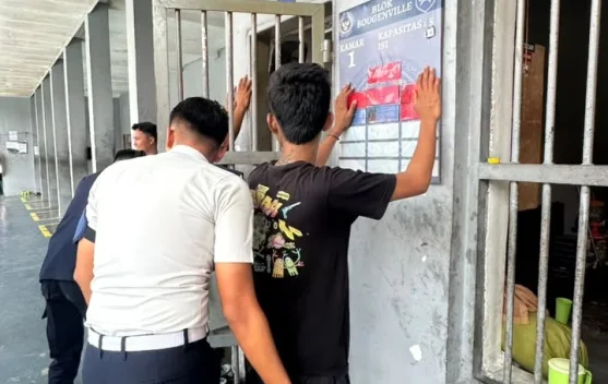 Rutan Pasangkayu Razia Blok Bougenville dan Isolasi, 11 Barang Terlarang Disita dan Dimusnahkan
