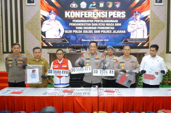 Polda Sulsel Sikat 17 Tersangka Mafia BBM Subsidi, Sita 18.905 Liter
