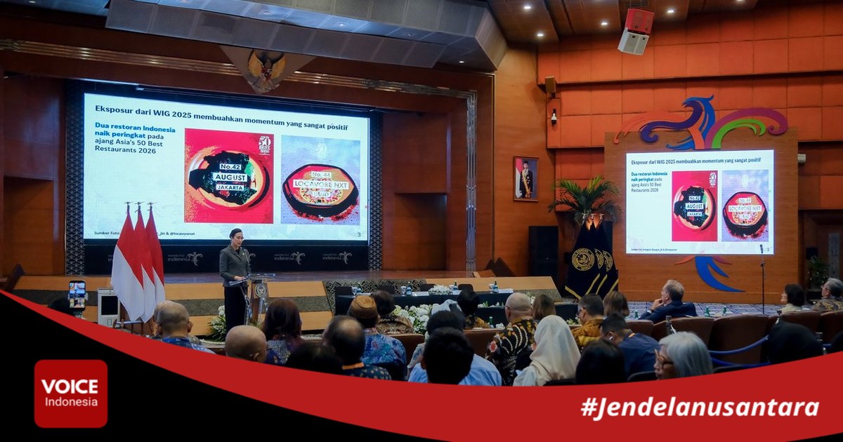 Kemenpar Andalkan Gastronomi di WIG 2026, Target 17 Juta Wisman