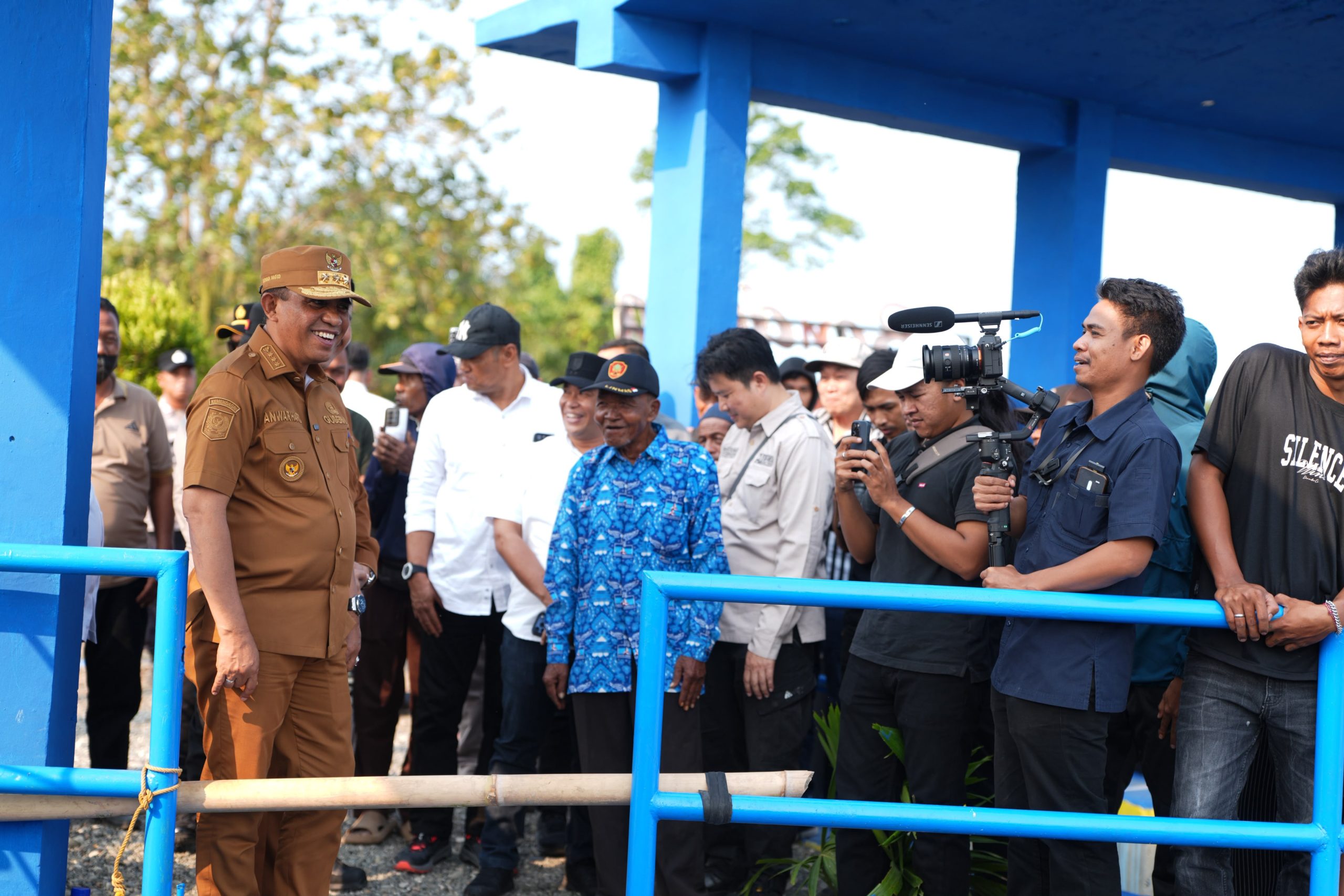 Gubernur Sulteng Resmikan Groundsill Karaupa di Morowali, Minta Lahan Warga Diganti Untung Sebelum Dibangun