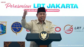 Prabowo Tugaskan Danantara Danai Perpanjangan LRT ke JIS-Halim