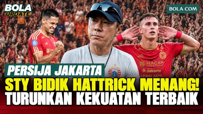 Persija Incar Tiga Kemenangan Beruntun, Shin Tae-yong Pede Hadapi Java United