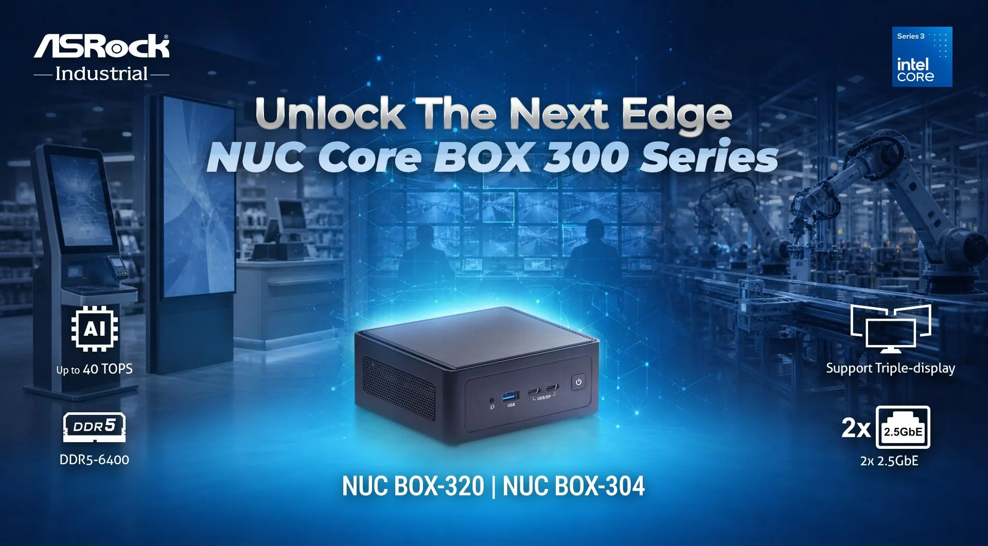 ASRock Rilis Mini PC NUC BOX 300 Series dengan Prosesor Intel Wildcat Lake