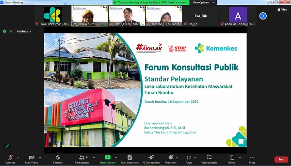 Loka Labkesmas Tanah Bumbu Kejar Standar Tingkat 4, Tarif Transparan hingga Kecepatan Layanan Jadi Fokus