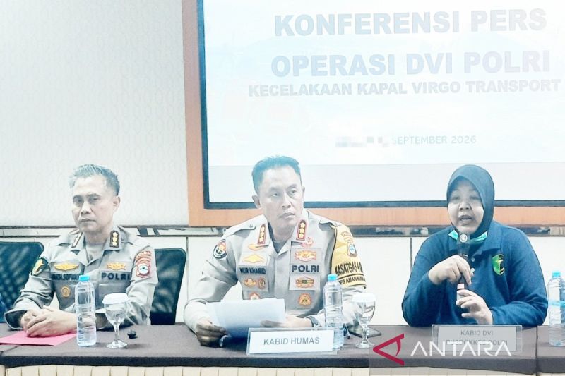 133 Data Ante Mortem Korban Kapal Virgo Dihimpun Pusdokkes Polri