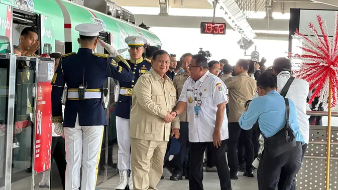 Prabowo Resmikan LRT Kelapa Gading-Manggarai, Waktu Tempuh 28 Menit