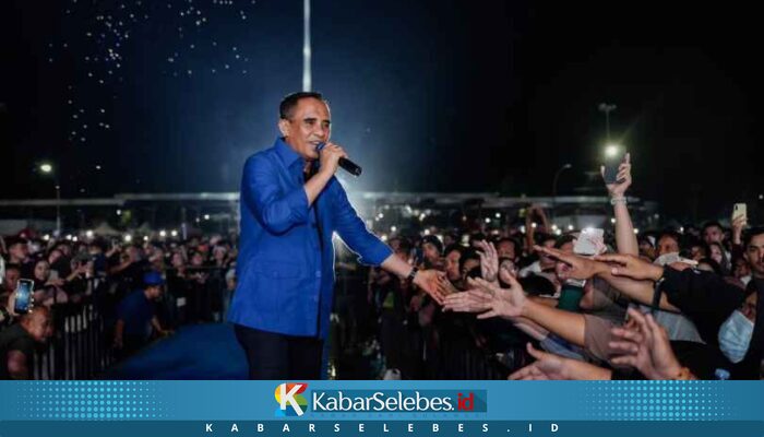 Gubernur Sulteng Anwar Hafid Hadiri Pesta Rakyat HUT ke-25 Demokrat di Morowali, Ribuan Warga Padati Alun-Alun Rujab Bupati