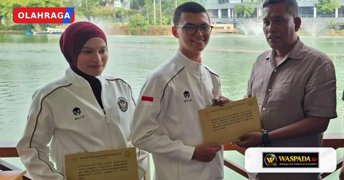 KONI Aceh Serahkan Tali Asih ke Atlet Menembak dan Pelatih Wushu Asian Games