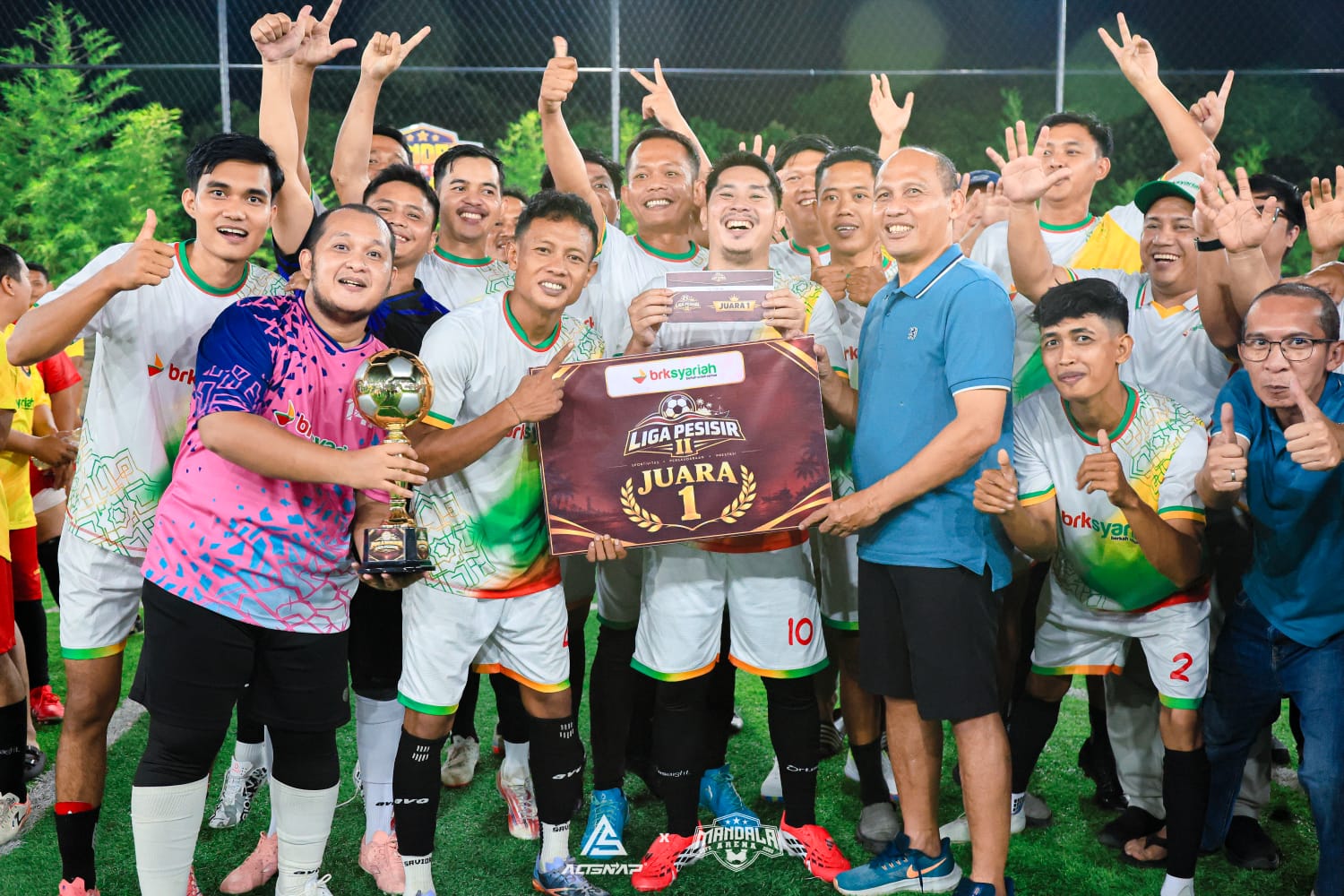 Liga Pesisir II BRK Syariah di Pekanbaru Berakhir, Siak Sri Indrapura Rebut Piala Bergilir dari Bengkalis
