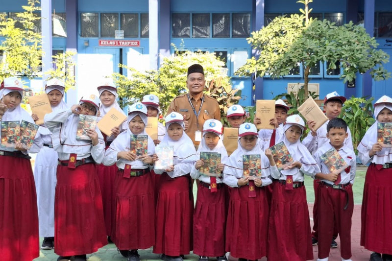 SD Muhati Pati Jadwalkan Kunjungan Perpustakaan Kelas I-VI, Siapkan Perpustakaan Digital Semester Dua