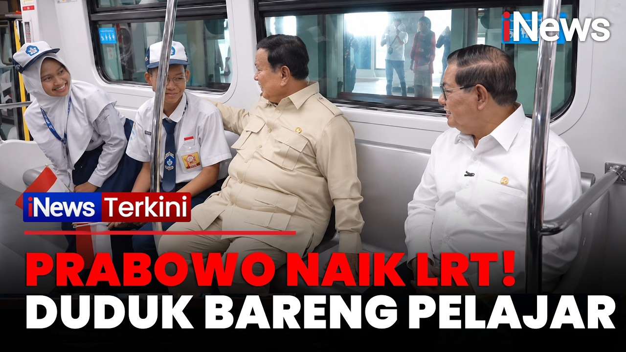 Presiden Prabowo Jajal LRT Kelapa Gading-Manggarai, Tarif Promo Rp5.000 Berlaku