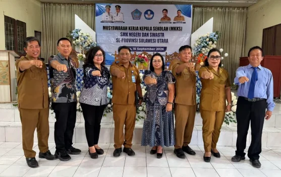 Hernie Onibala Terpilih Ketua MKKS SMK Sulawesi Utara 2026-2029, Ini Susunan Pengurusnya