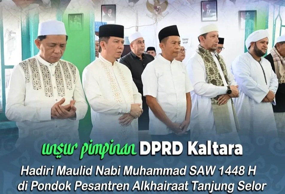 Ketua DPRD Kaltara Ajak Warga Rawat Kerukunan Lewat Maulid Nabi di Ponpes Alkhairaat Tanjung Selor