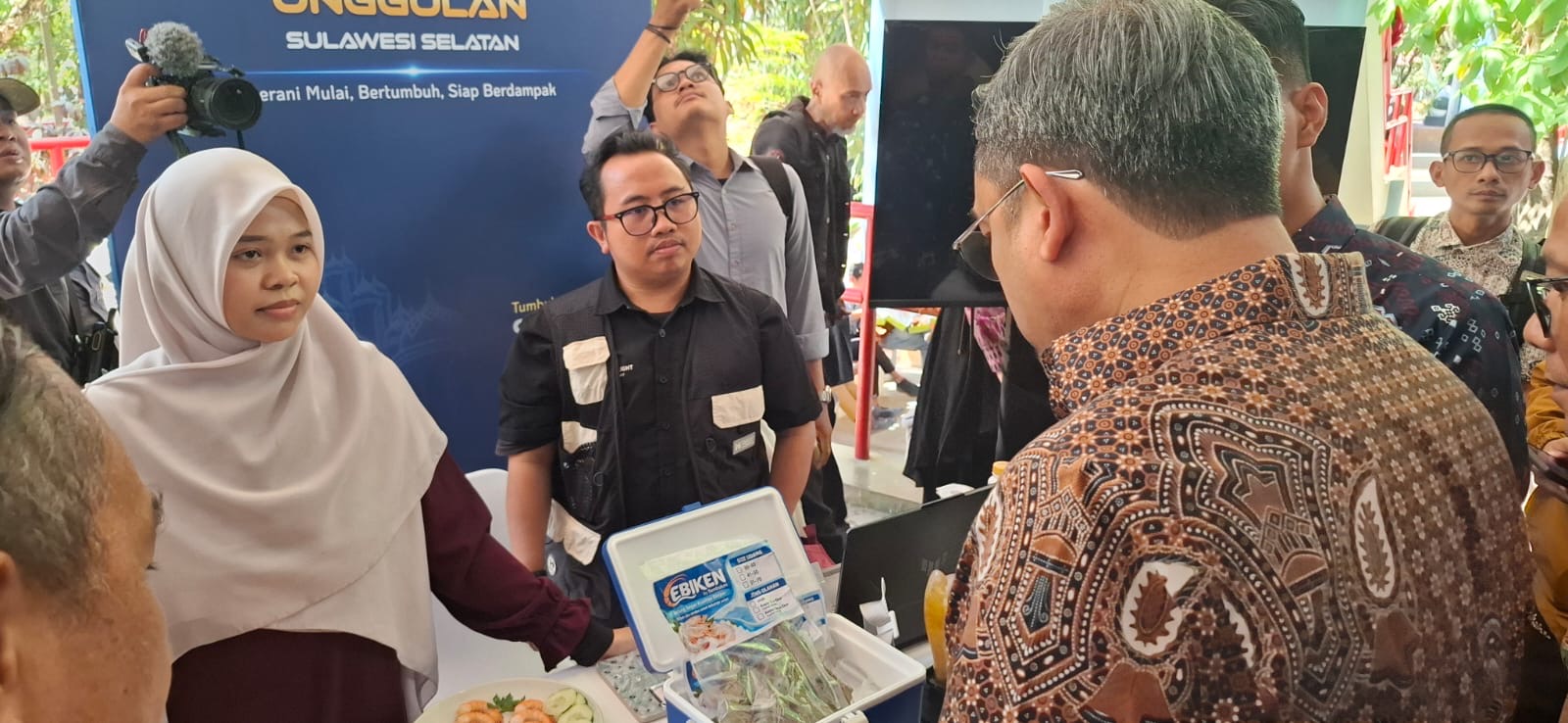 Eksportir Udang Vaname Tambakmi Asal Sulsel Ikut Pameran UMKM Kementerian, Tembus Pasar Amerika dan Jepang