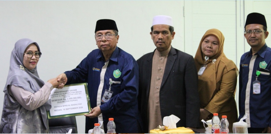 PB Al Washliyah dan Univa Medan Setor Rp 3 Miliar ke BPRS Al Washliyah, Perkuat Modal dan Daya Saing