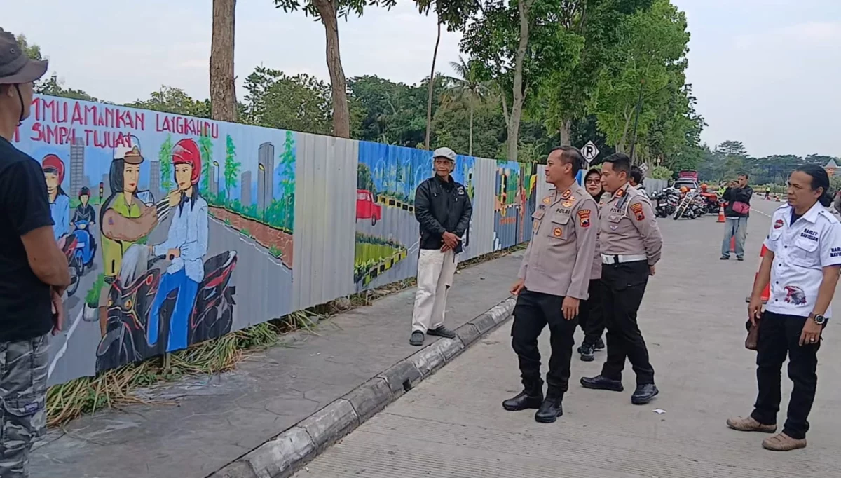 Mural 50 Meter di Fort Willem Ambarawa Jadi Media Kampanye Tertib Berlalu Lintas