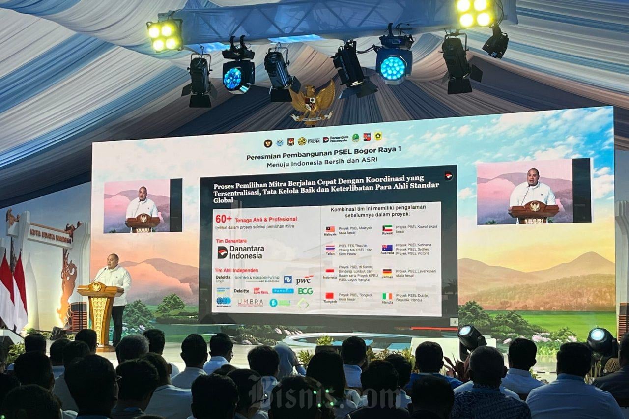 Danantara Resmikan PSEL Galuga Bogor, Investasi Rp2,8 Triliun Serap 1.200 Tenaga Kerja