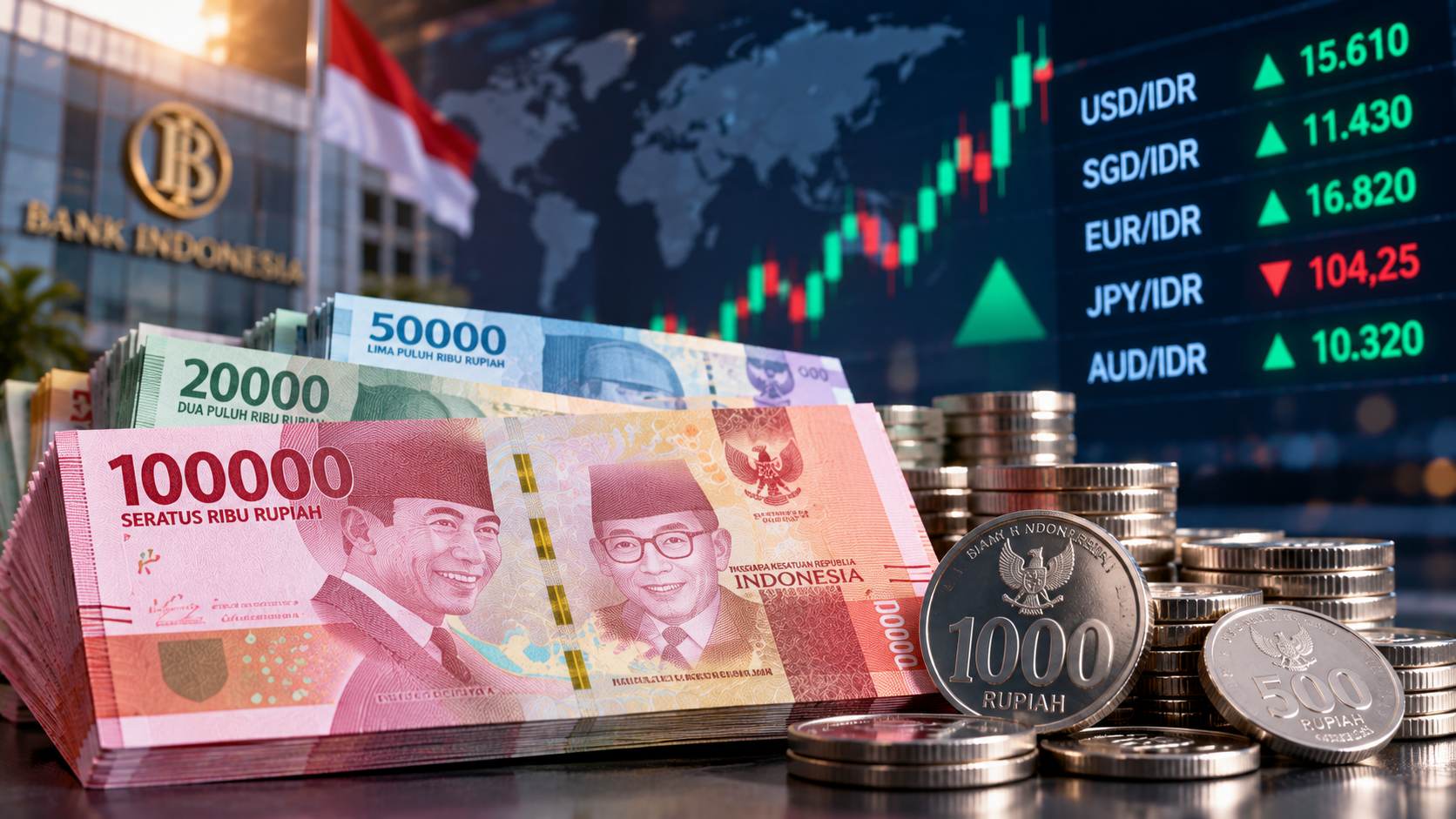 Rupiah Melemah 0,38% ke Rp 17.763 per Dolar AS pada Kamis Pagi