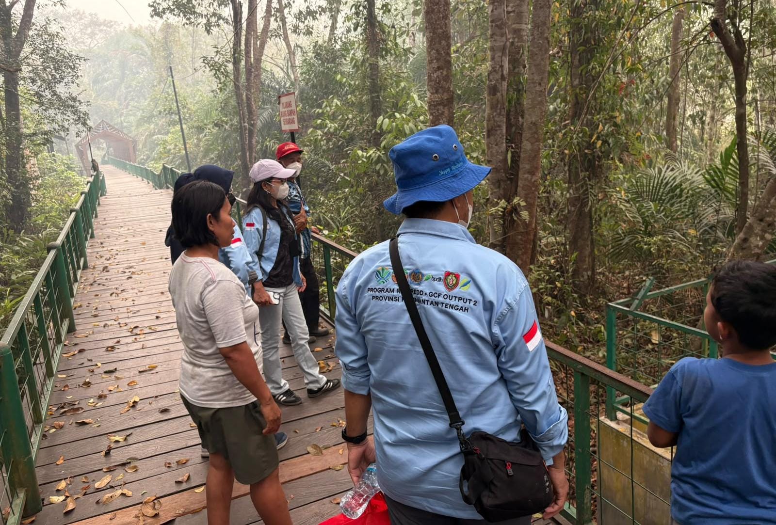 Dishut Kalteng Pantau Satwa dan Habitat Hutan Kota Nyaru Menteng di Tengah Karhutla