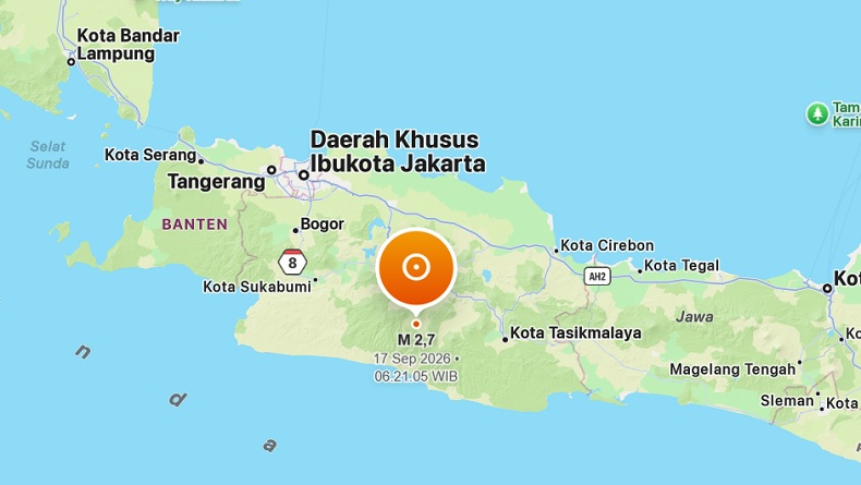 Gempa Magnitudo 2,7 Guncang Bandung Selatan, Warga Pangalengan Merasakan Getaran