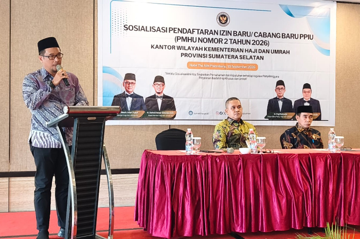 Kemenhaj Sumsel Sosialisasikan PMHU Nomor 2 Tahun 2026, PPIU dan PIHK Diminta Patuh Aturan Perizinan